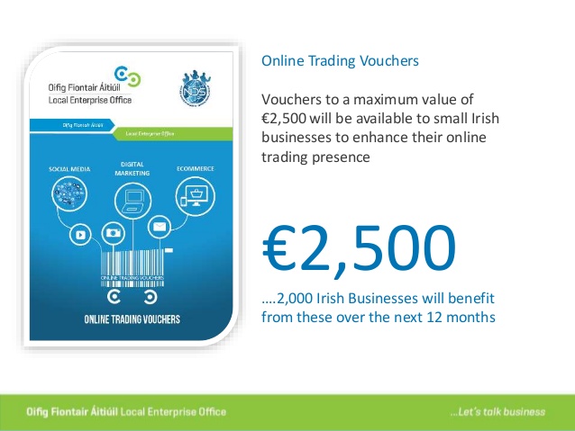 The trading online voucher scheme will match funding for e-commerce website upgrade